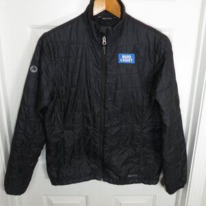 Marmot Women's XL Calen Puffer Primaloft Full Zip Jacket Bud Light Logo Shell: 1